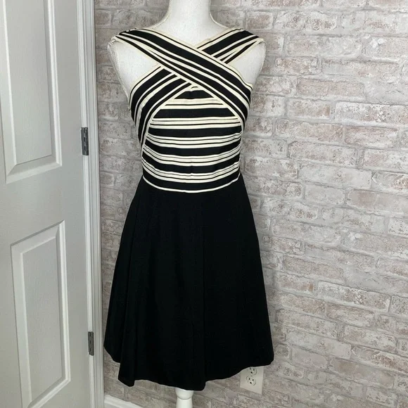 Maeve black and White sleeveless dress size 8 - Picture 2 of 6